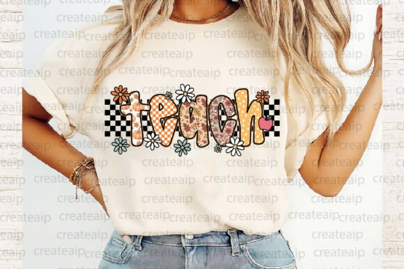Autumn Teach PNG: A Preppy Fall Embroidery Design
