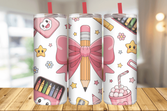 Captivating Coquette Bow Teacher Tumbler Wrap