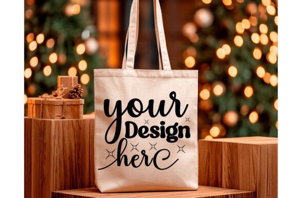 Christmas Tote Bag Mockup 24: A Festive Embroidery Review