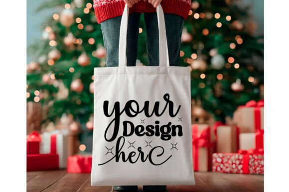 Christmas Tote Bag Mockup 35: A Festive Embroidery Review