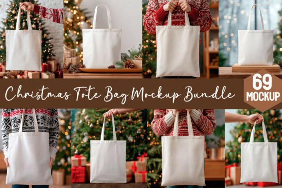 Christmas Tote Bag Mockup Bundle: A Festive Design Review