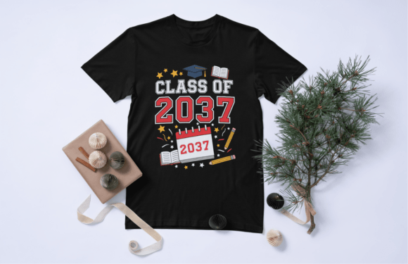Class of 2037 SVG: A Bold and Modern Embroidery Design