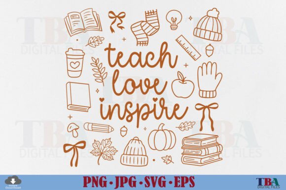 Coquette Fall Teacher: A Charming Embroidery Design