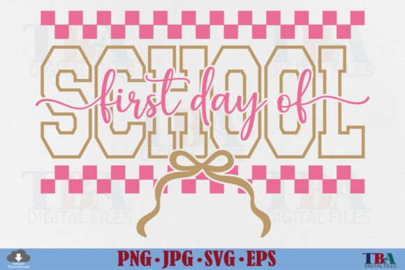 Coquette First Day of School, Checkered Design Review