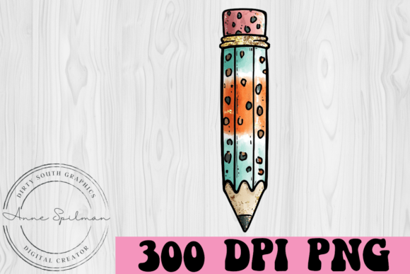 Funky School Pencil: A Fresh Take on Embroidery