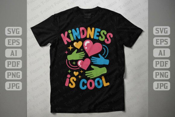 Kindness is Cool: A Positive Embroidery Design