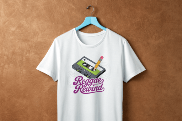Reggae Rewind: A Retro Cassette Embroidery Design