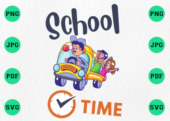 School Time PNG: A Versatile Design for Embroidery Projects