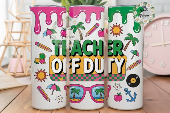 Teacher off Duty 20oz Tumbler Wrap Review